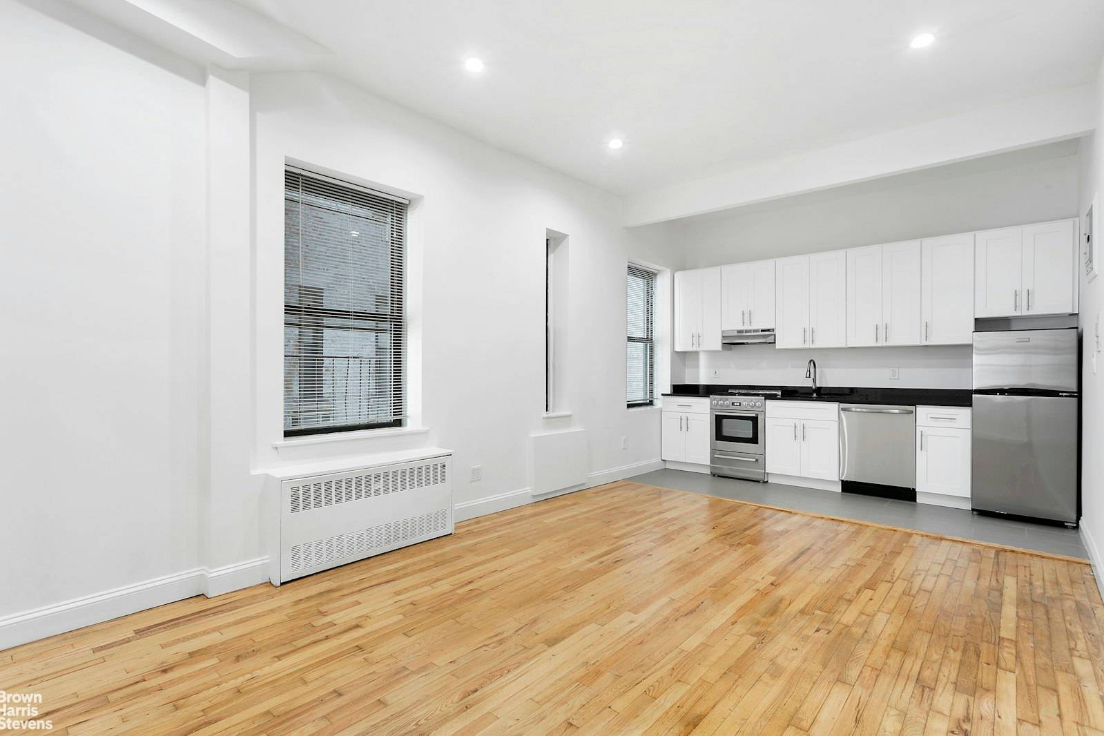 Be the first to view this large prewar one bedroom one bath home.