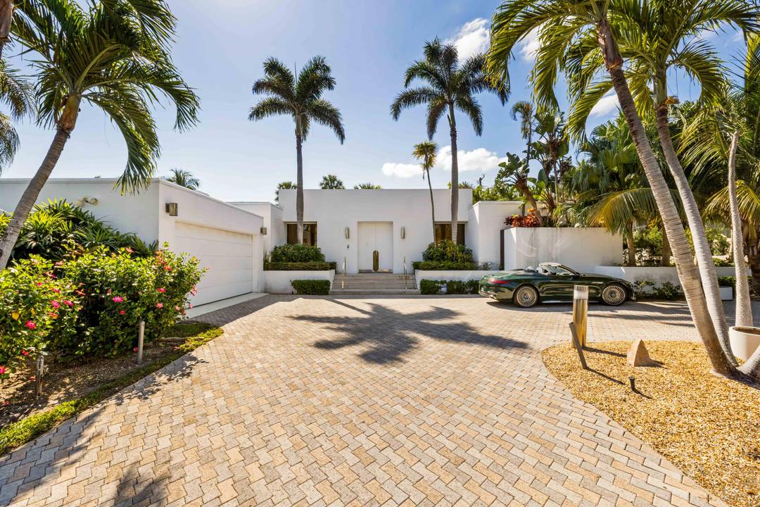 A rare opportunity to renovate a true modern gem in Palm Beach's coveted North End.