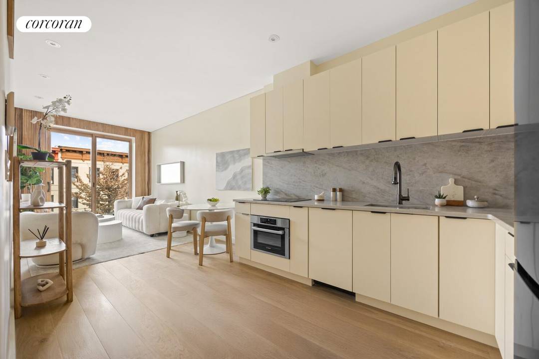 Perched at the top of Sterling Curve, Residence 4F is a thoughtfully designed two bedroom, two bathroom penthouse duplex spanning 883 square feet, complemented by over 500 square feet of ...