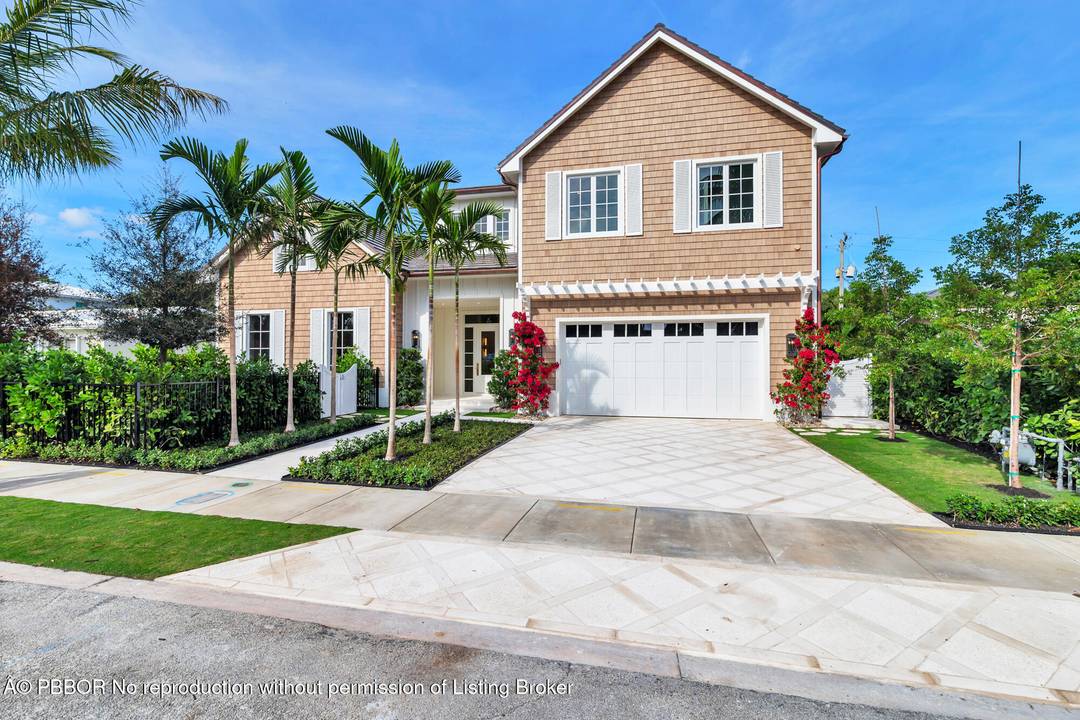 Situated yards away from Flagler Drive and the Intracoastal Waterway rests this stunning new construction home.