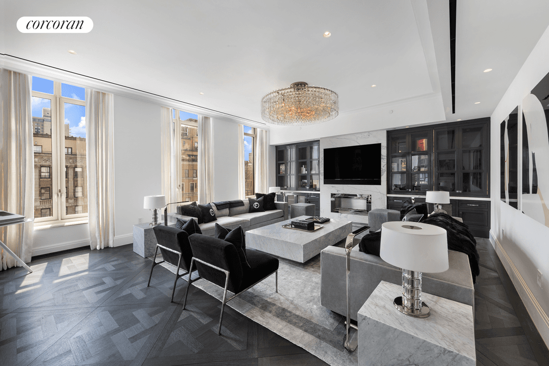 Floating high above Park Avenue on the 14th floor at 1010 Park Avenue between 84th and 85th streets, this impressive and sophisticated triple mint 4 bedroom and 4.