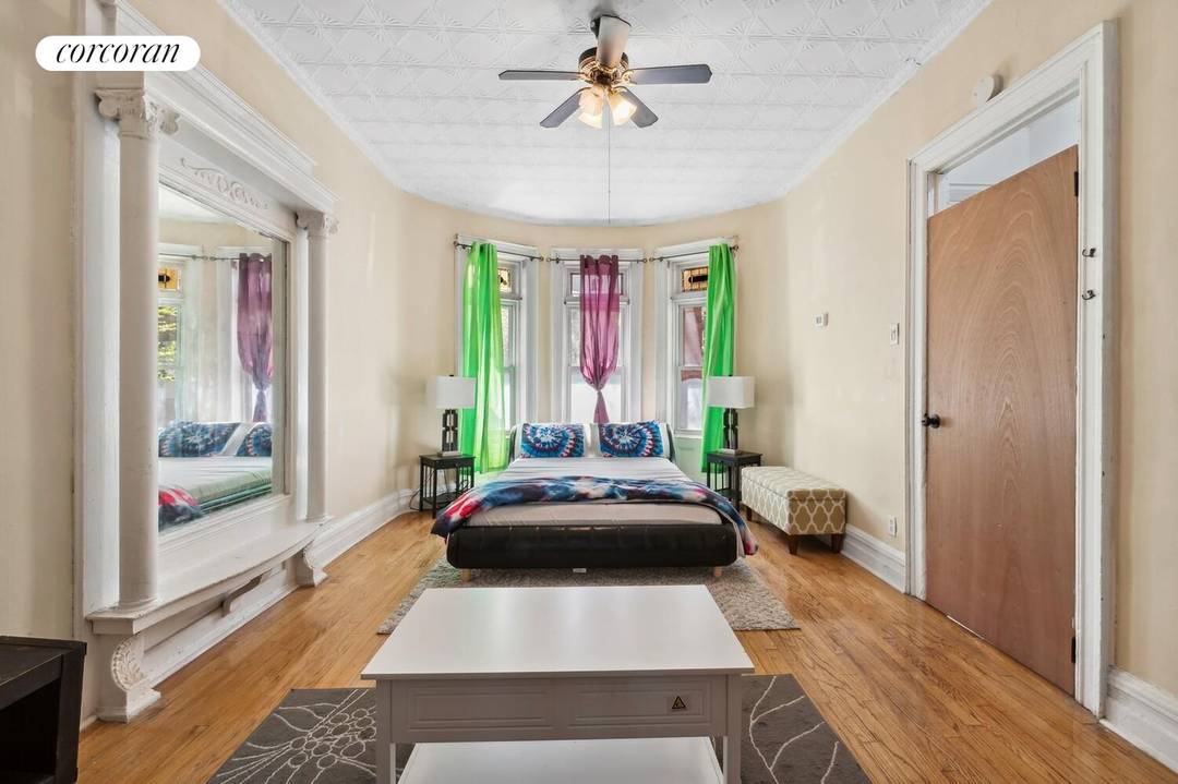 Two family Town Home on Maple Street in Beautiful coveted Lefferts Gardens Brooklyn with front and back yards ; 20 foot wide 52 foot deep, brick, barrel style front Town ...