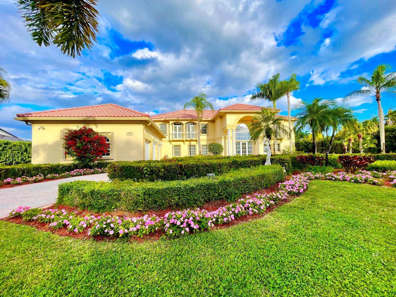 Now Available For RENT, One of a Kind Masterpiece Rental in the Prestigious Fieldbrook Estates of Boca RatonA Majestic 2 Story Mansion on a Private 1 Acre Lakefront Lot.