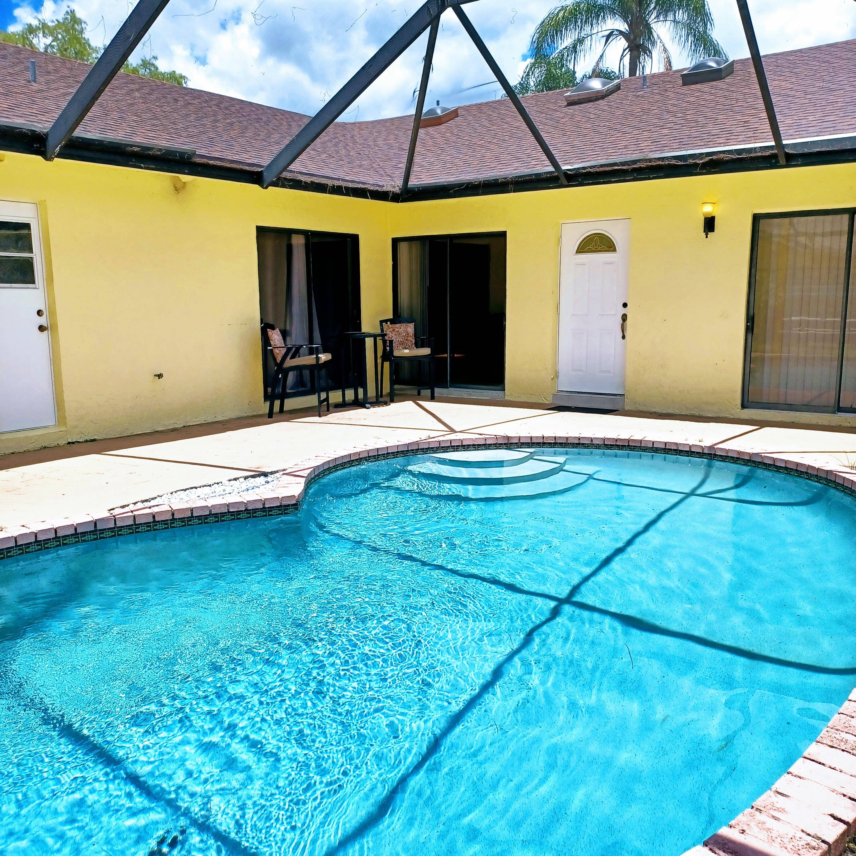Conveniently located villa with own private swimming pool.