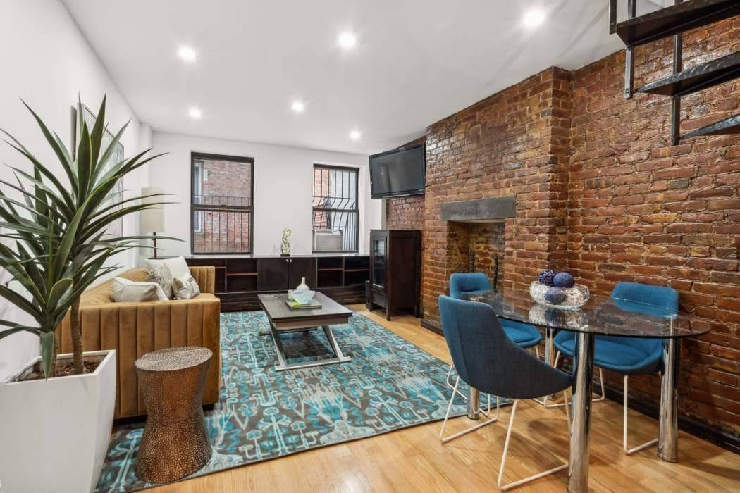 Welcome to this stunning Lower East Side one bedroom walk up duplex located in a boutique townhouse with entrances on the 1st and 2nd floors.