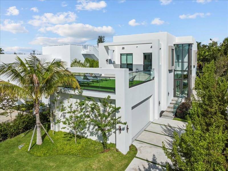 NEWLY COMPLETED 2022 Miami Beach masterpiece nestled on prestigious Bay Dr.