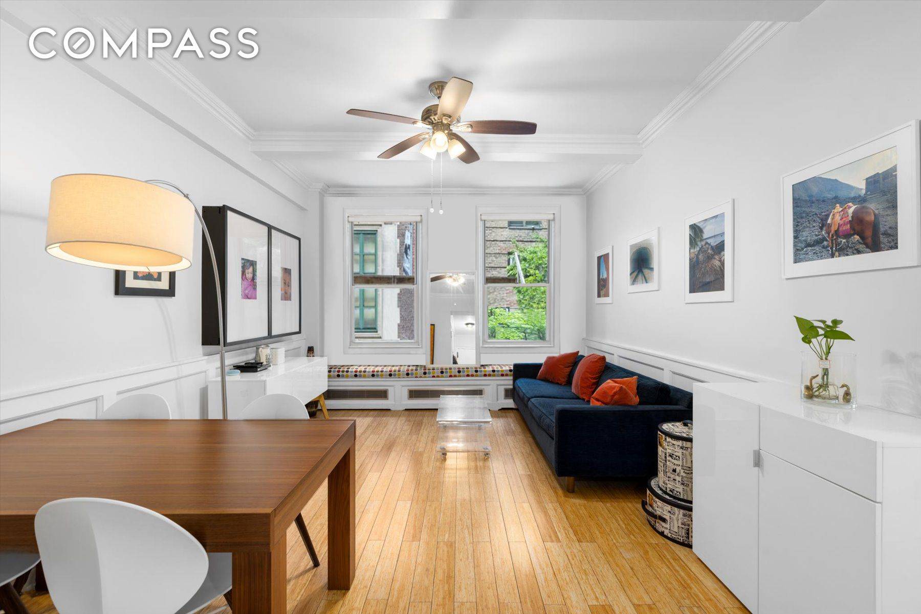 Across from Central Park, gorgeous, newly renovated 2 Bedroom apartment with true central AC OPEN HOUSE BY APPOINTMENT ONLY !