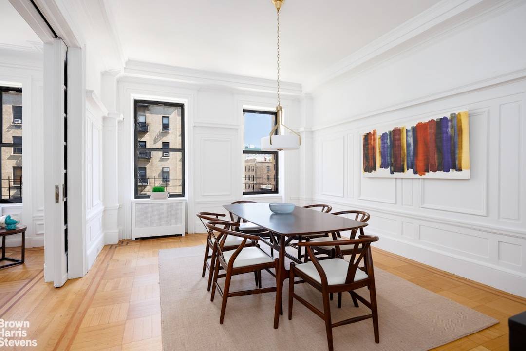 Sponsor listing. Sprawling and super bright true 4 bedroom PLUS staff room, classic 8 room home on the Upper West Side, ready for your renovation.