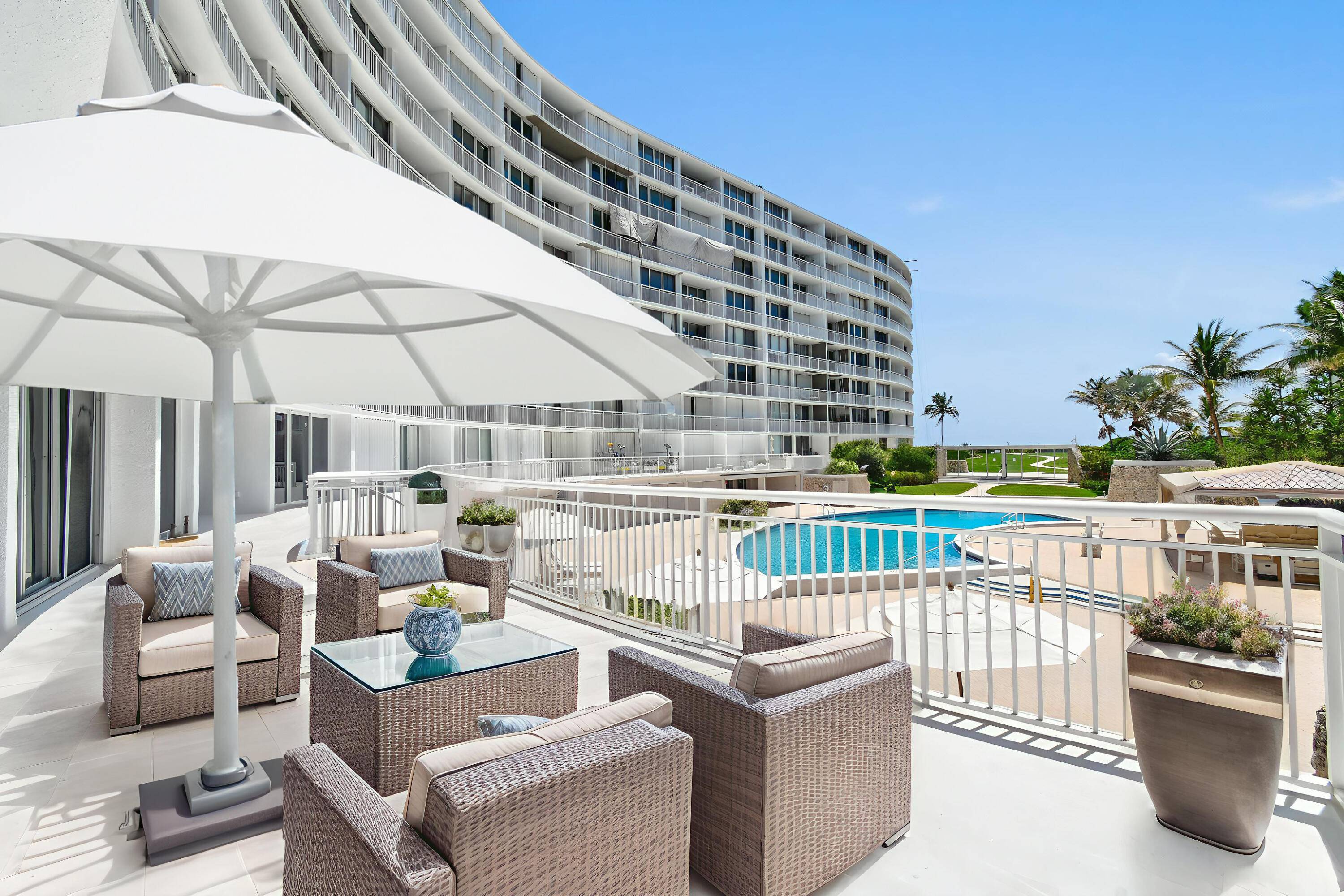 Spend the upcoming season in Palm Beach in this beautifully appointed beachfront residence, thoughtfully curated with elegant touches throughout.