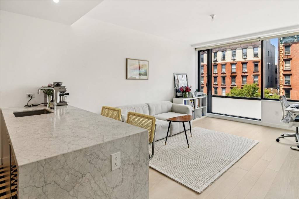 Modern 1 ? Bedroom Condo in Iconic East Village Boutique BuildingWelcome to 75 First Avenue 4B, a beautifully designed 1 bedroom, 1 bathroom residence offering approximately 640 square feet of ...