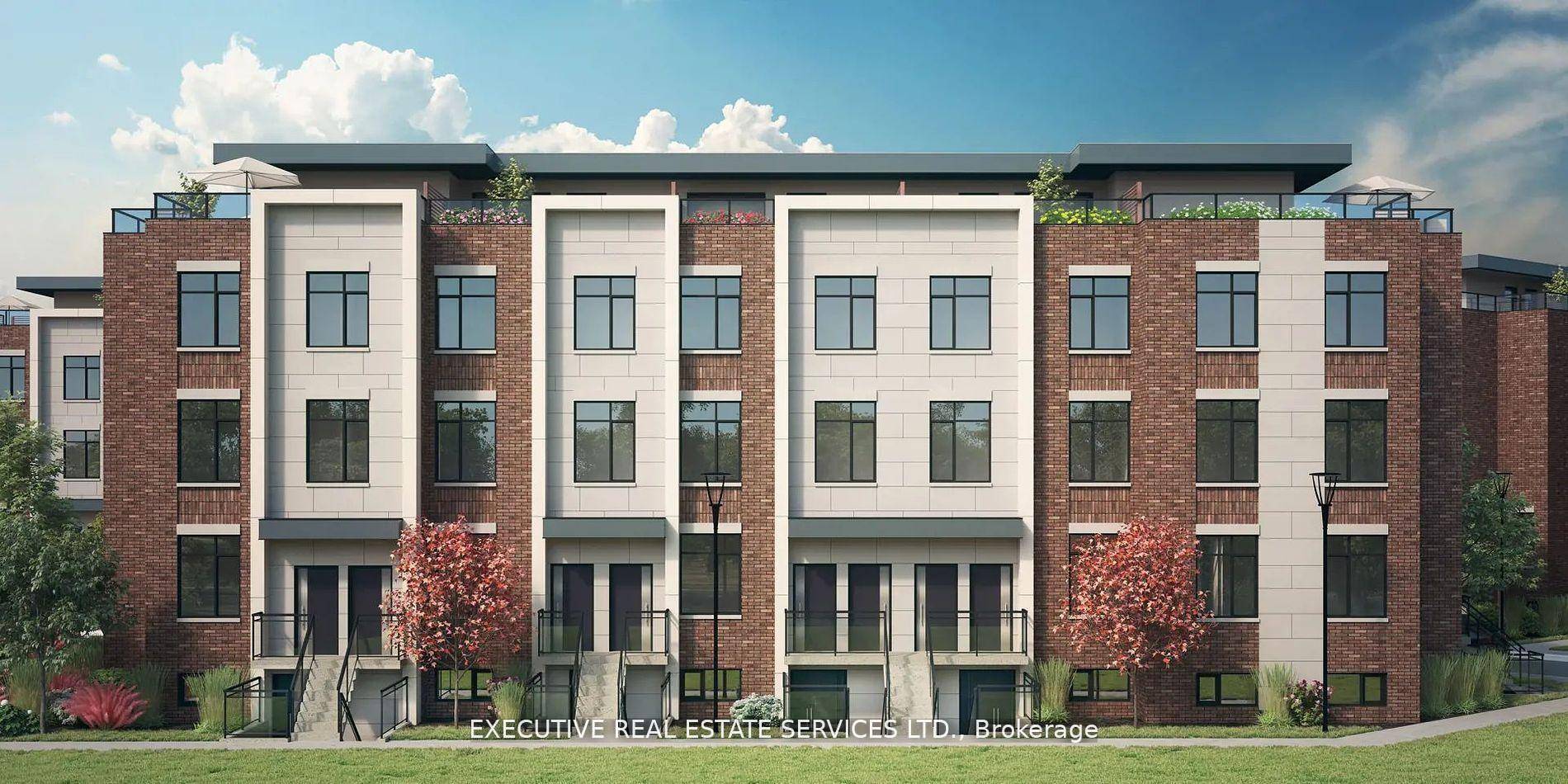 Stunning 1 Bedroom Den, 2 Full Baths Luxury Stacked Townhouse Condo in Lakeview Mississauga.