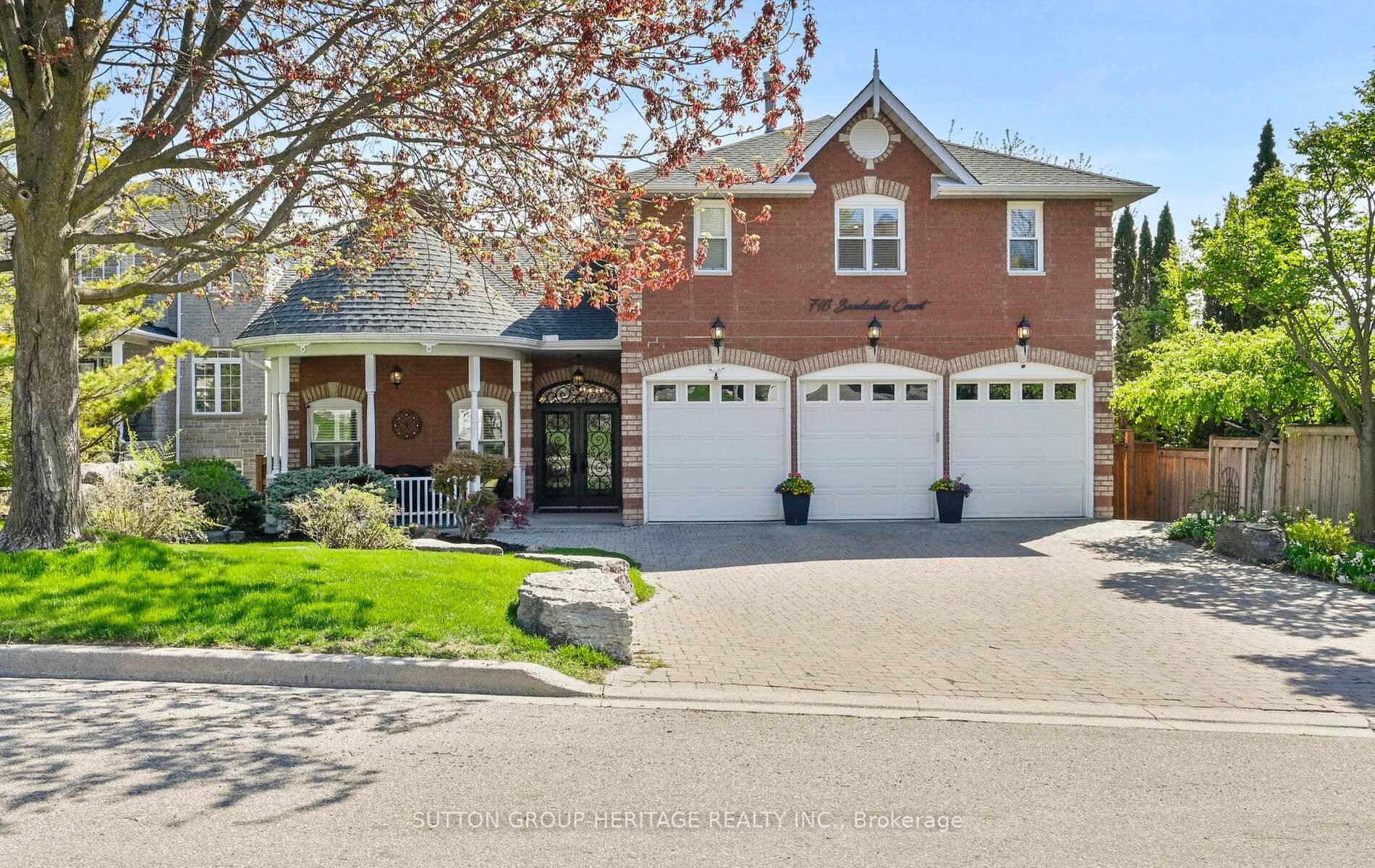 Unique family home on a quiet cul de sac, across from park.