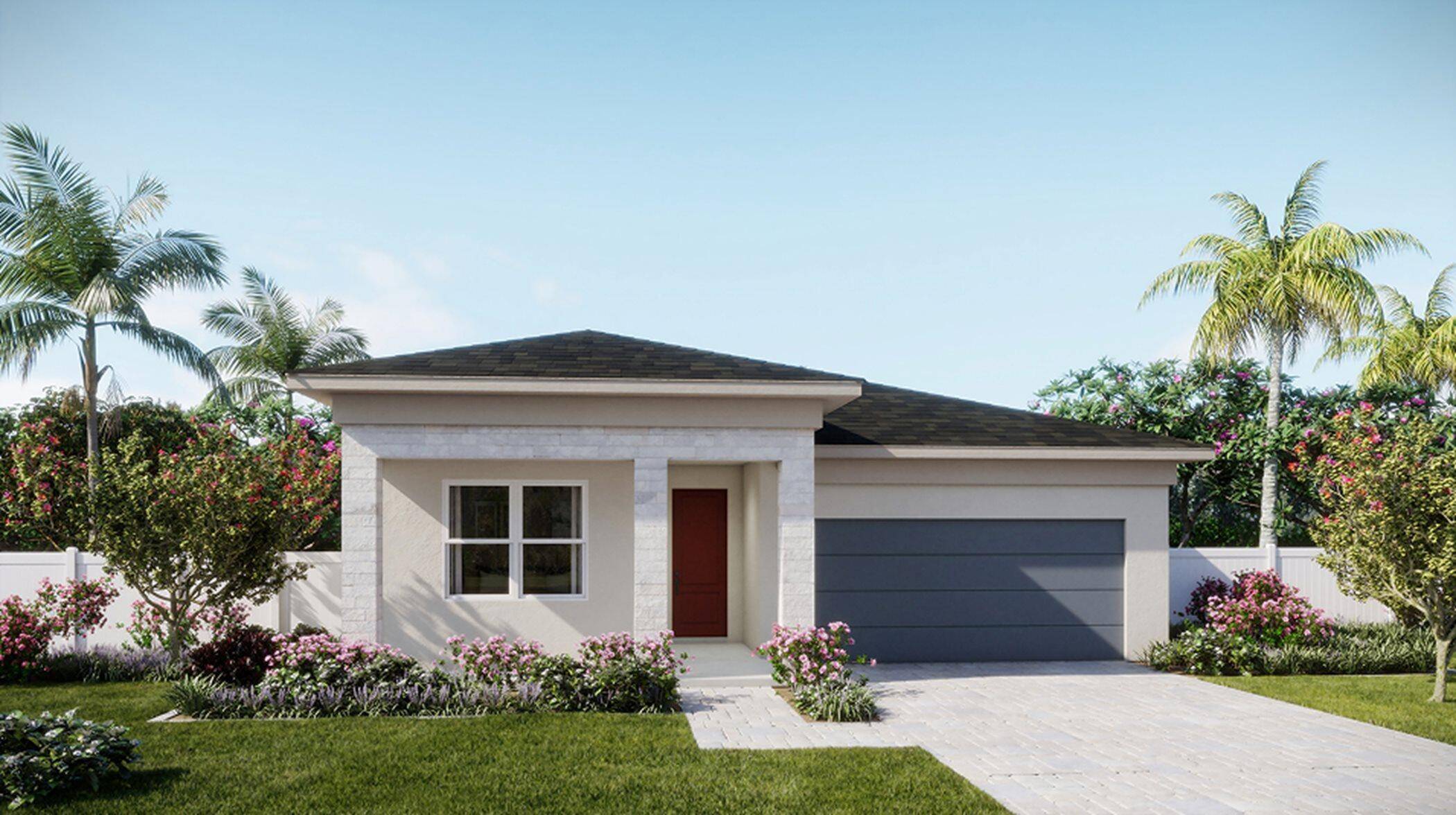 This new single story home provides ease of living with ample room to grow.