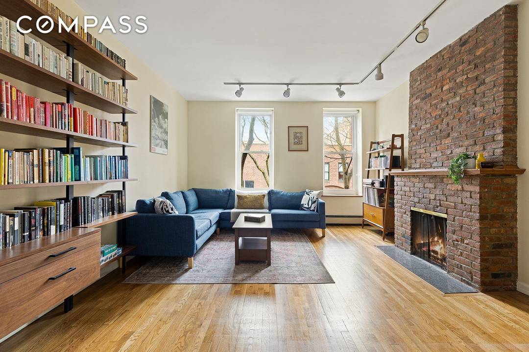 Set on a charming block in the South Slope, this unique 2 bedroom co op breaks the mold.