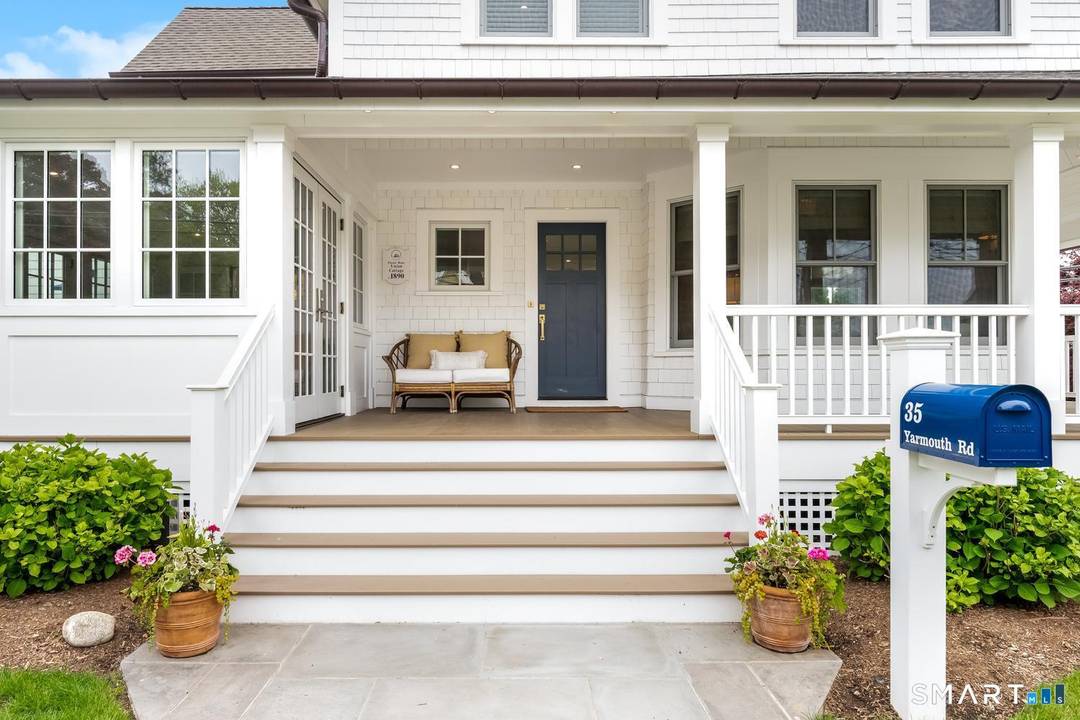 Welcome to one of Rowayton's most coveted addresses, a picture perfect storybook home in the heart of Bell Island, sitting high and dry outside the flood zone.