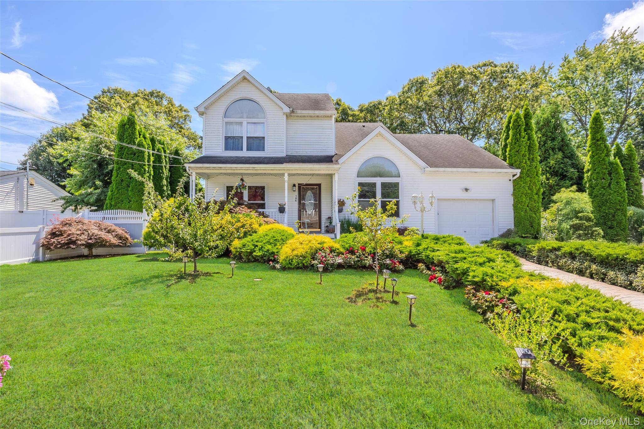 Beautiful Well kept Colonial with Front porch and immaculate land escaping, beautiful back yard with full privacy.
