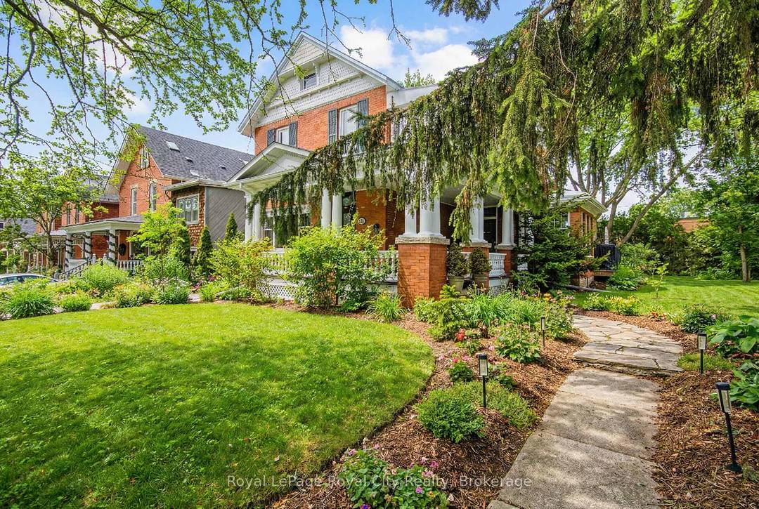 This exquisite century brick two story home, set on one of Guelph's most desirable streets, greets you with an immediate sense of charm.