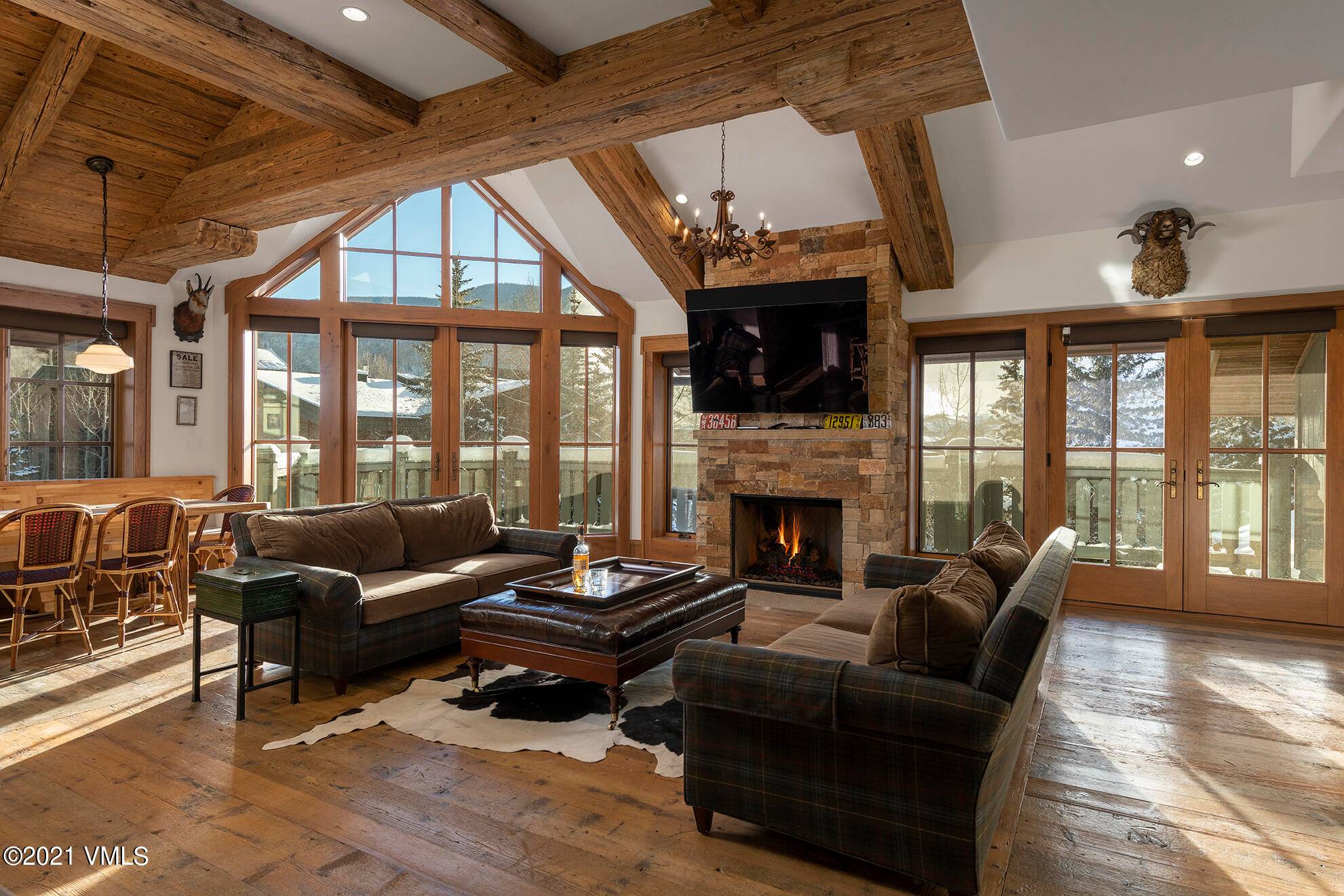 Situated atop the prestigious One Willow Bridge, this immaculate penthouse is the epitome of luxurious Vail Village living.