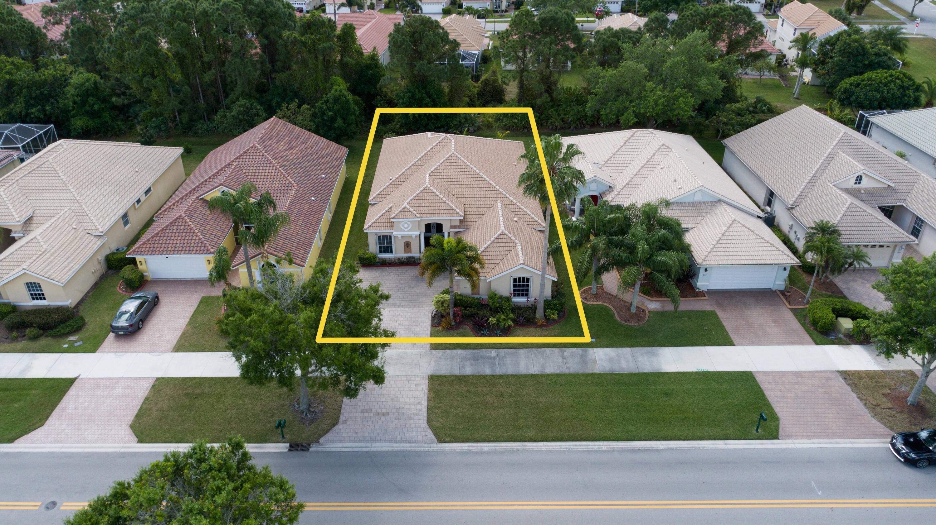 This gorgeous property is located in the desirable gated community of Lake Charles in Port St Lucie.