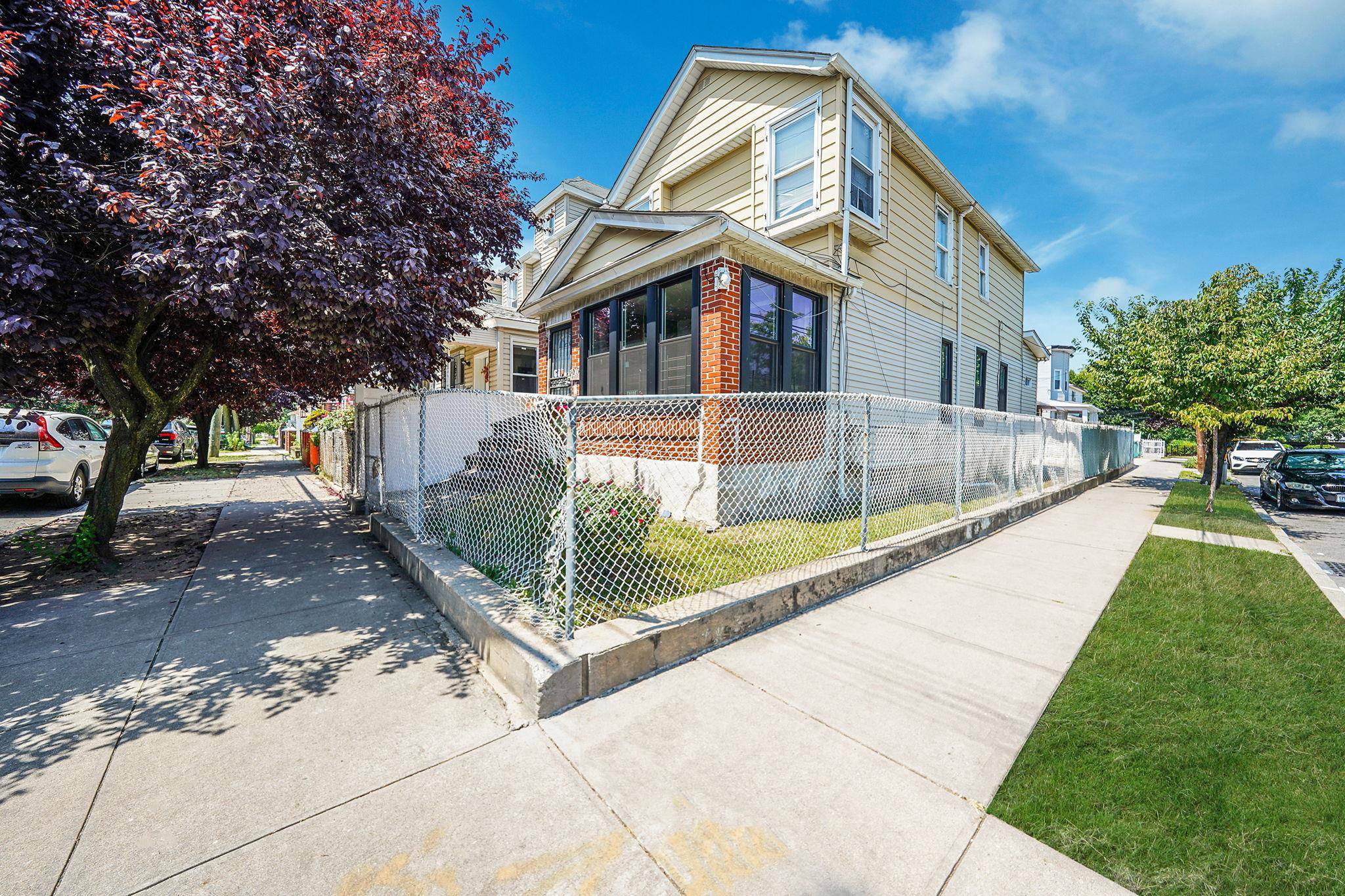 Welcome to this spacious 3 bedroom, 3 full bathroom Colonial home with insanely low taxes, offering endless potential in a prime Jamaica, Queens location.