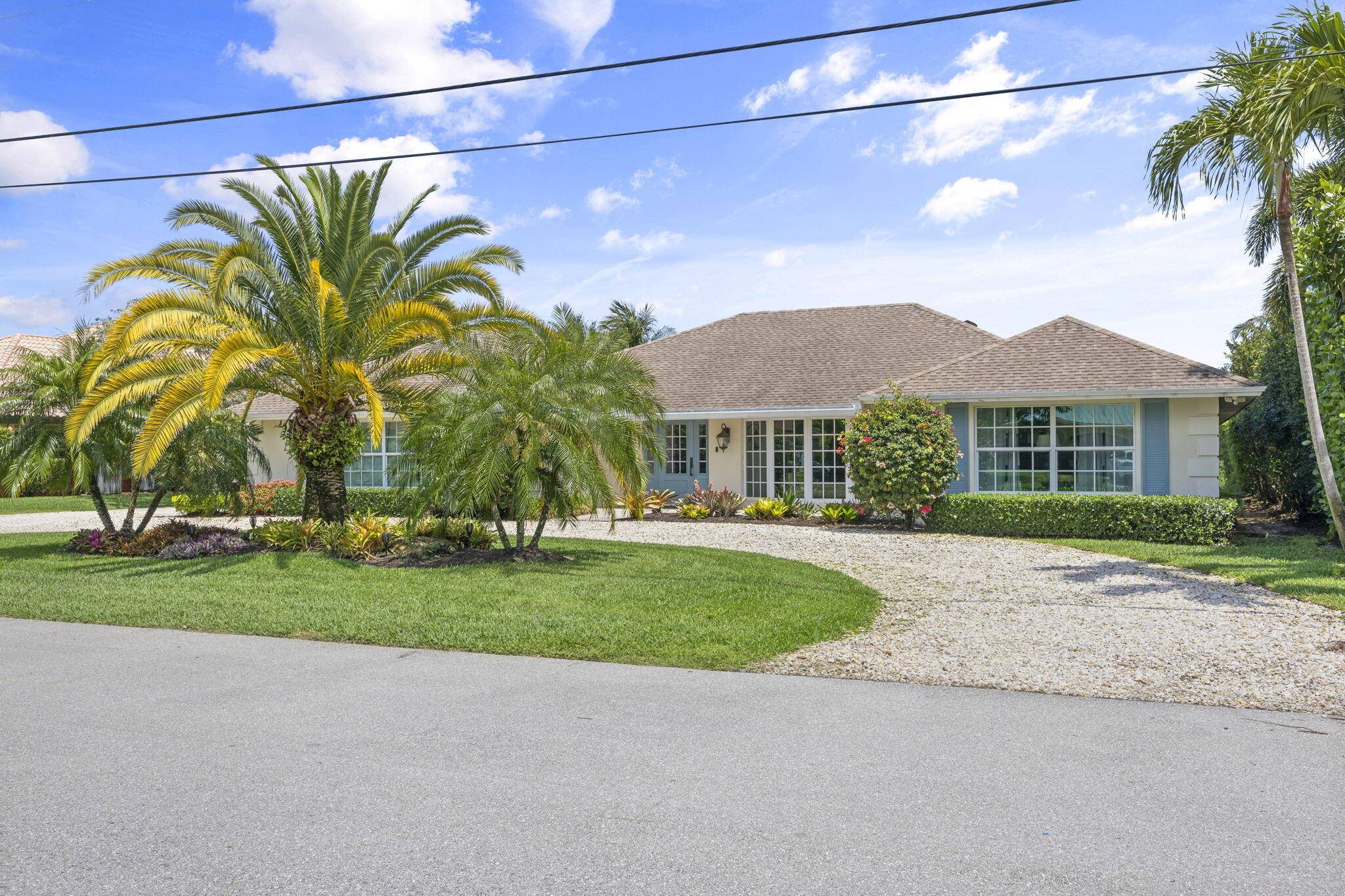 Beautiful 3 bed, 3 bath, furnished, waterfront home with a private pool, lanai and outdoor kitchen available as an off season rental in Turtle Creek in Tequesta.