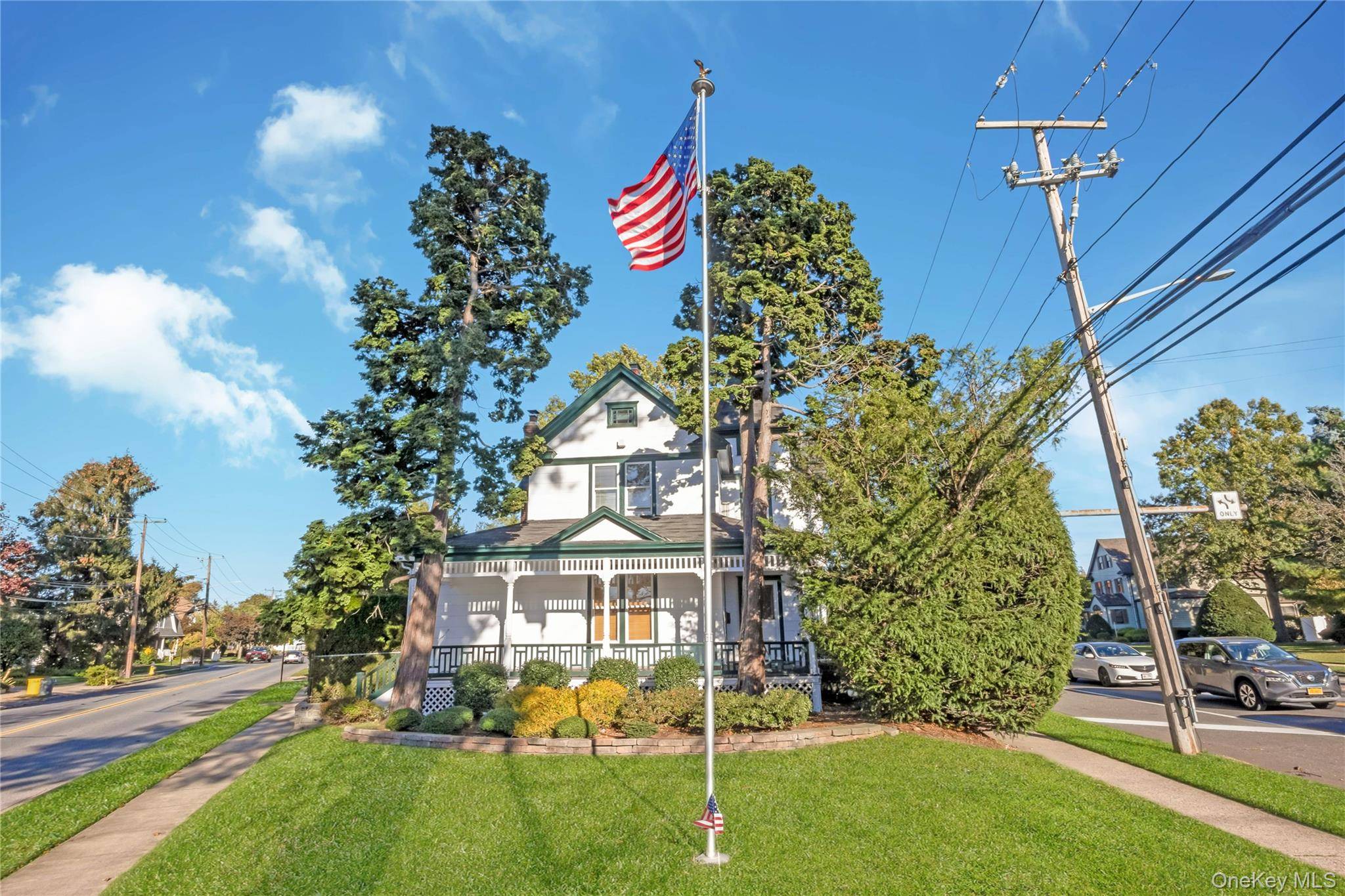 Gateway to Farmingdale Village, magnificent Victorian style Colonial zoned R O, Residence Office, 2, 247 sq ft of living space.