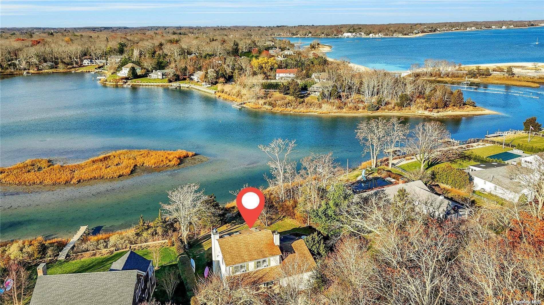 Enjoy this Waterfront rental just steps to Goose Creek beach.