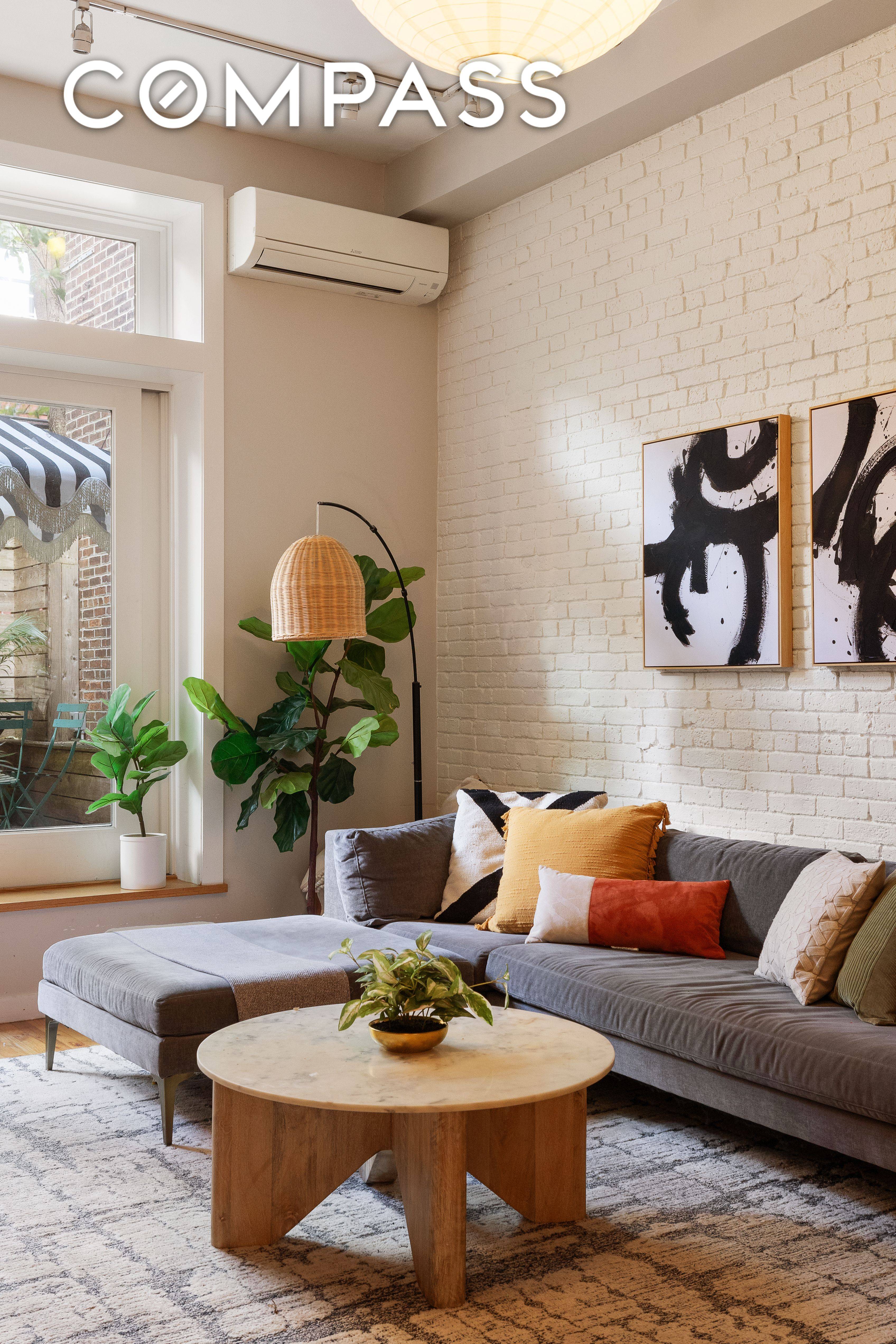 Welcome to 113 Sterling Place, Unit 4 a rare and remarkable Park Slope home that feels like your very own private townhouse.