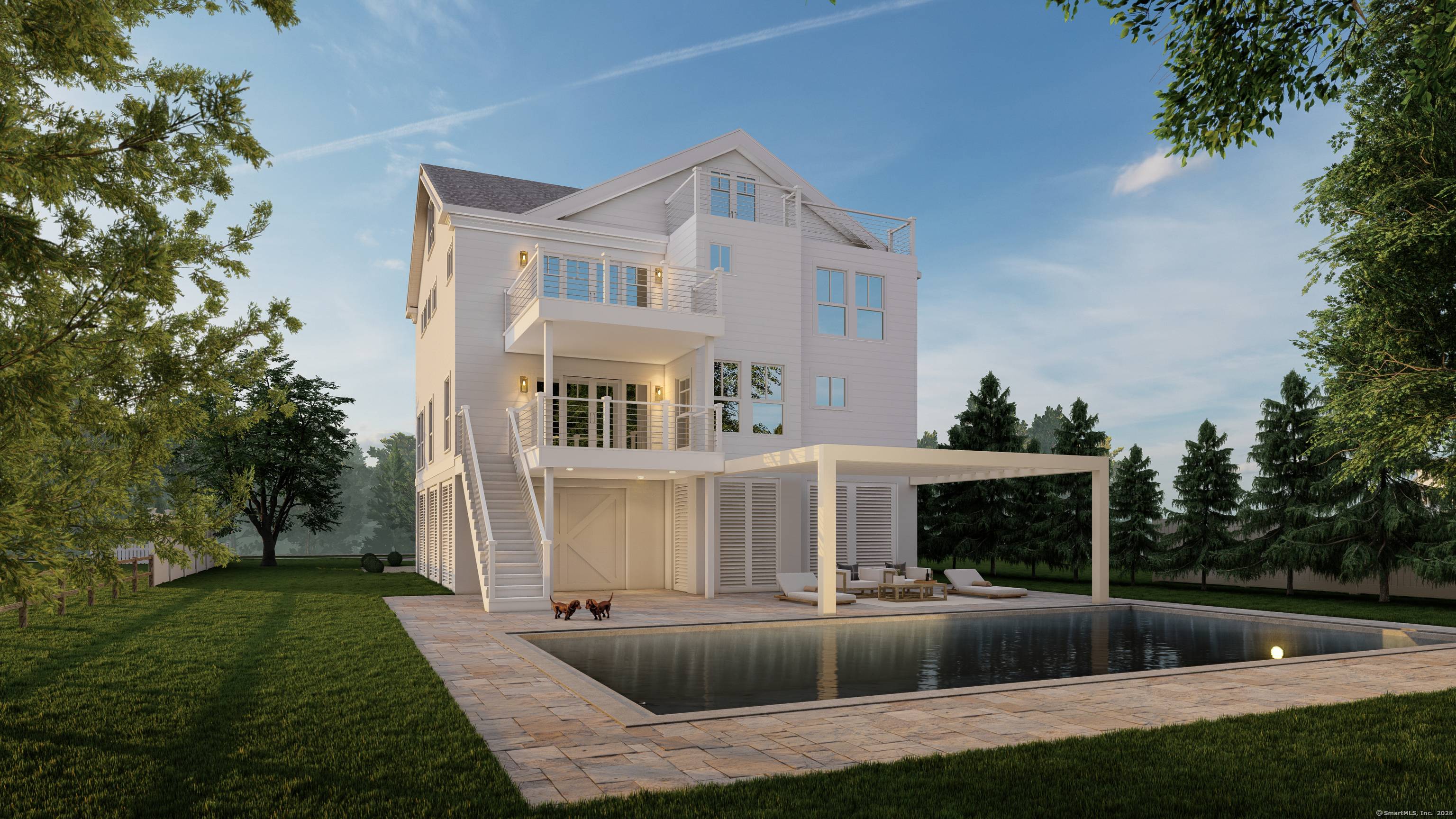 Remarkable CUSTOMIZABLE approx 6, 000 Sqft New Beach Construction Home on a very RARE OVERSIZED 0.