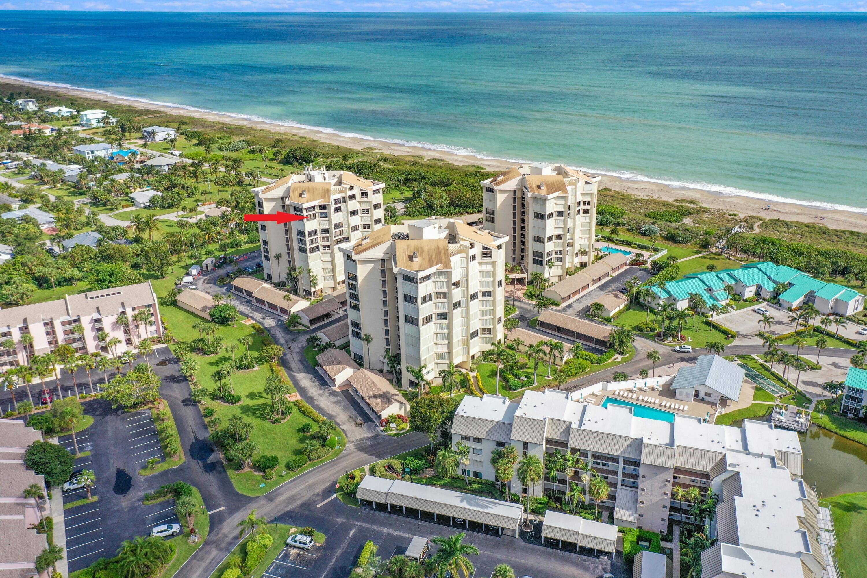 10th floor condo with absolutely stunning beachfront ocean and river views with southern exposure.