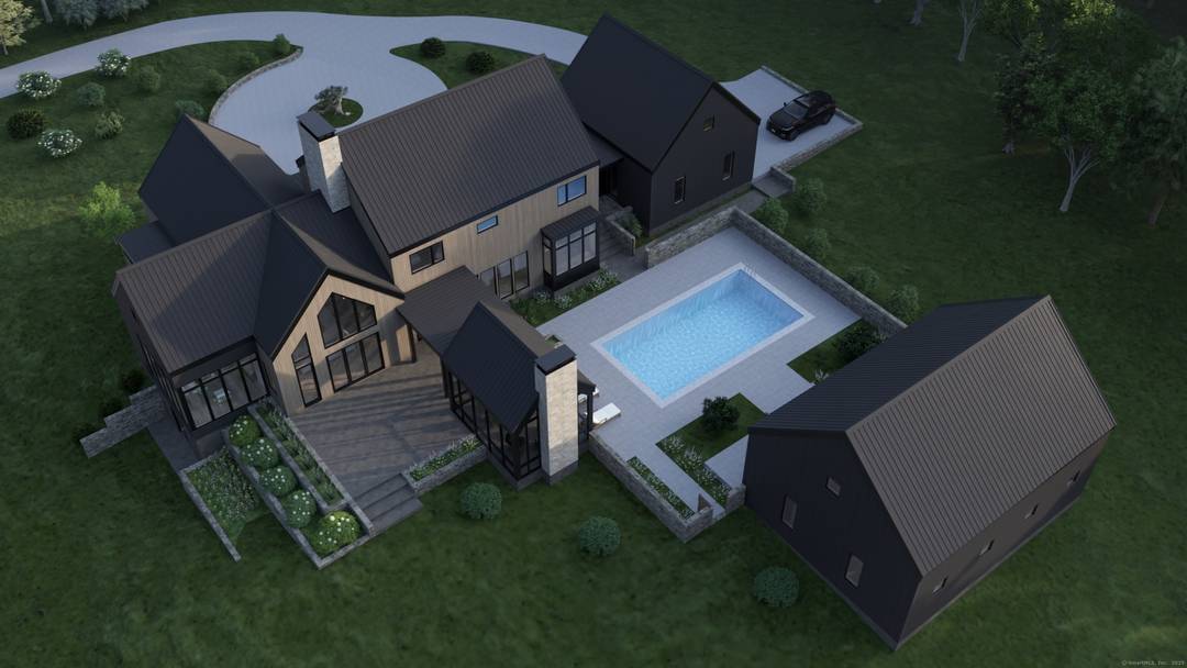 New Construction Opportunity Custom Estate on 20 Acres in Roxbury, CT Designed and to be built by Havens Fine Homes and ARK Design Studio.