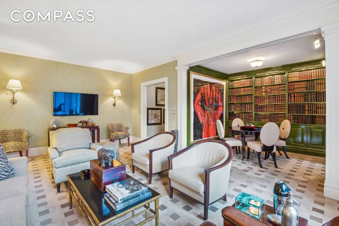 This is an exceptional co op designed by a noted New York City interior decorator.