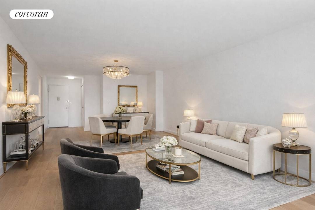 Perched high above Murray Hill with sweeping East River and Manhattan skyline views, this newly renovated two bedroom, two bath cooperative with a private balcony offers an exceptional blend of ...
