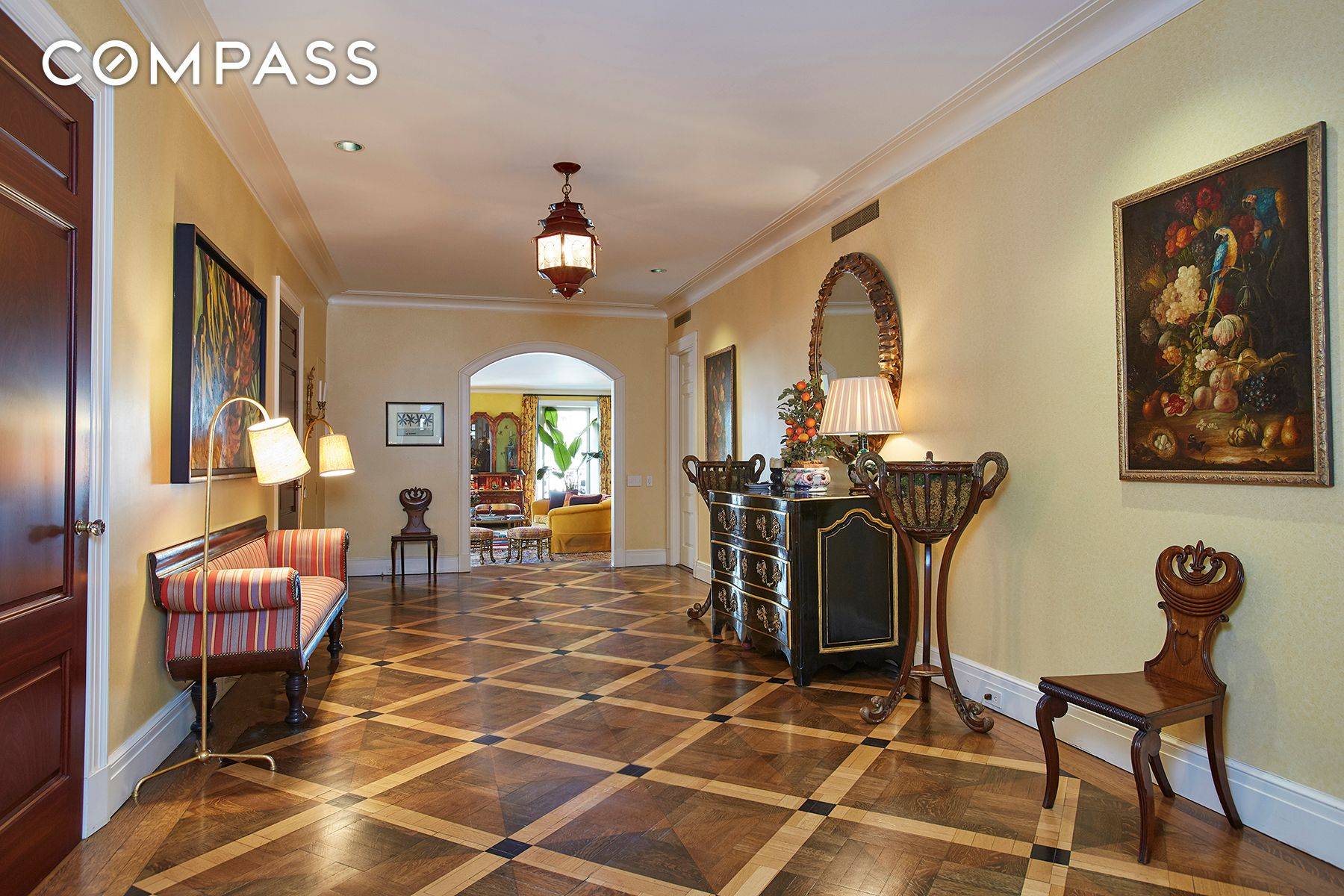 With approximately 4500 square feet of beautifully proportioned rooms, this 4 Bedroom plus library.