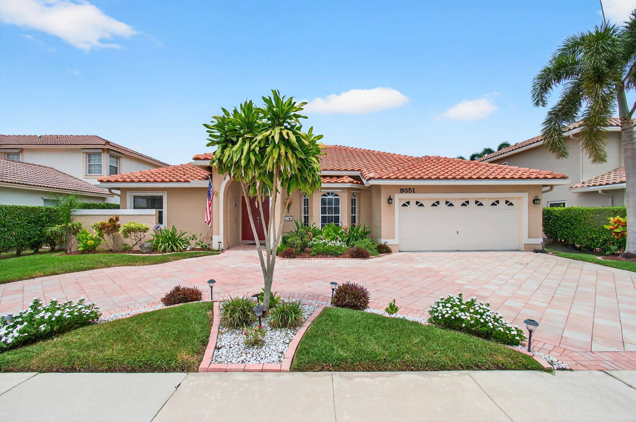 Rare opportunity to live in the boutique gated community of Boynton Waters.