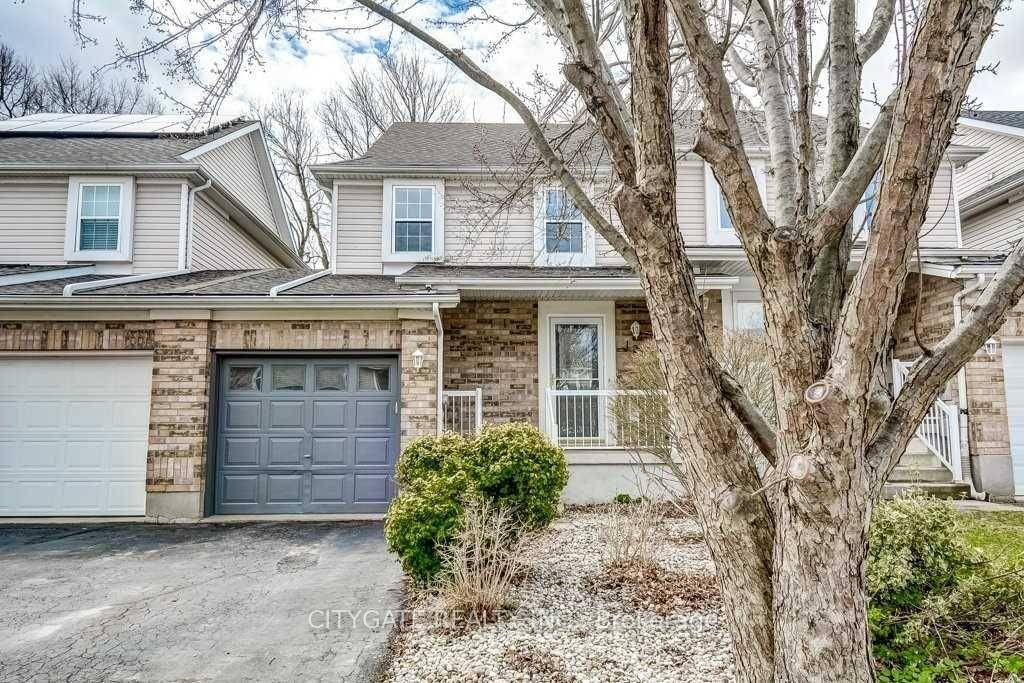 With fully finished basement, this beautifully renovated freehold townhome is located in the highly desirable Hespeler neighbourhood, offering great privacy with only the garage linking it to the neighbouring property.