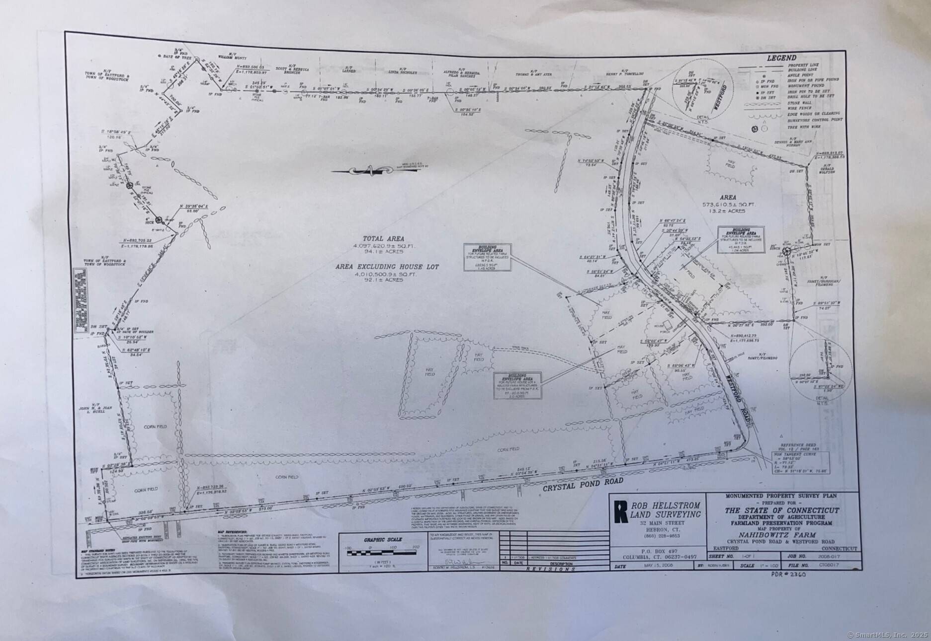 Beautiful 107 acres approx 94 acres on one side and approx 13 across the street.