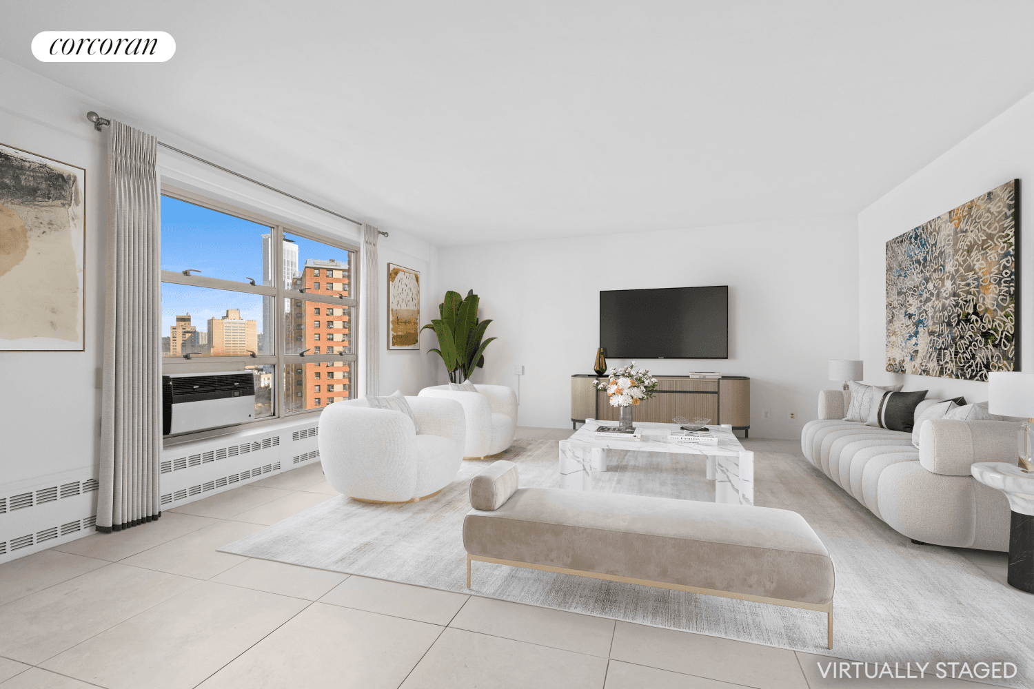 Welcome to your dream home at 70 La Salle Street, apt 15H, nestled in the heart of vibrant Morningside Heights !