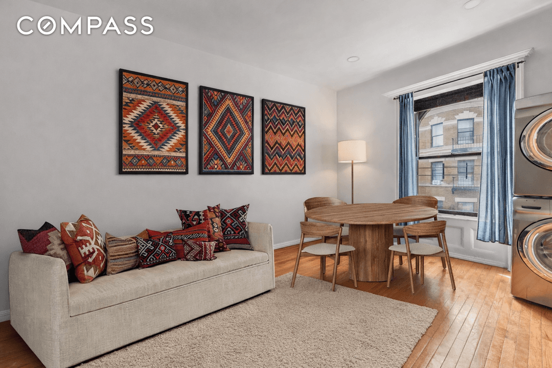 Located on the fourth floor of a classic walk up directly across from beautiful Morningside Park, this expansive three bedroom apartment offers exceptional space, light, and long term potential at ...
