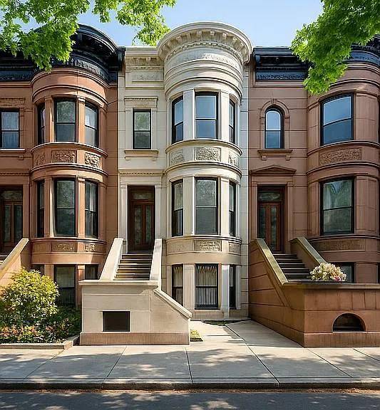 Located on a pristine tree lined block in the heart of Prospect Lefferts Gardens, 212 Lincoln Road is a grand three story brownstone with a commanding original limestone facade, curved ...