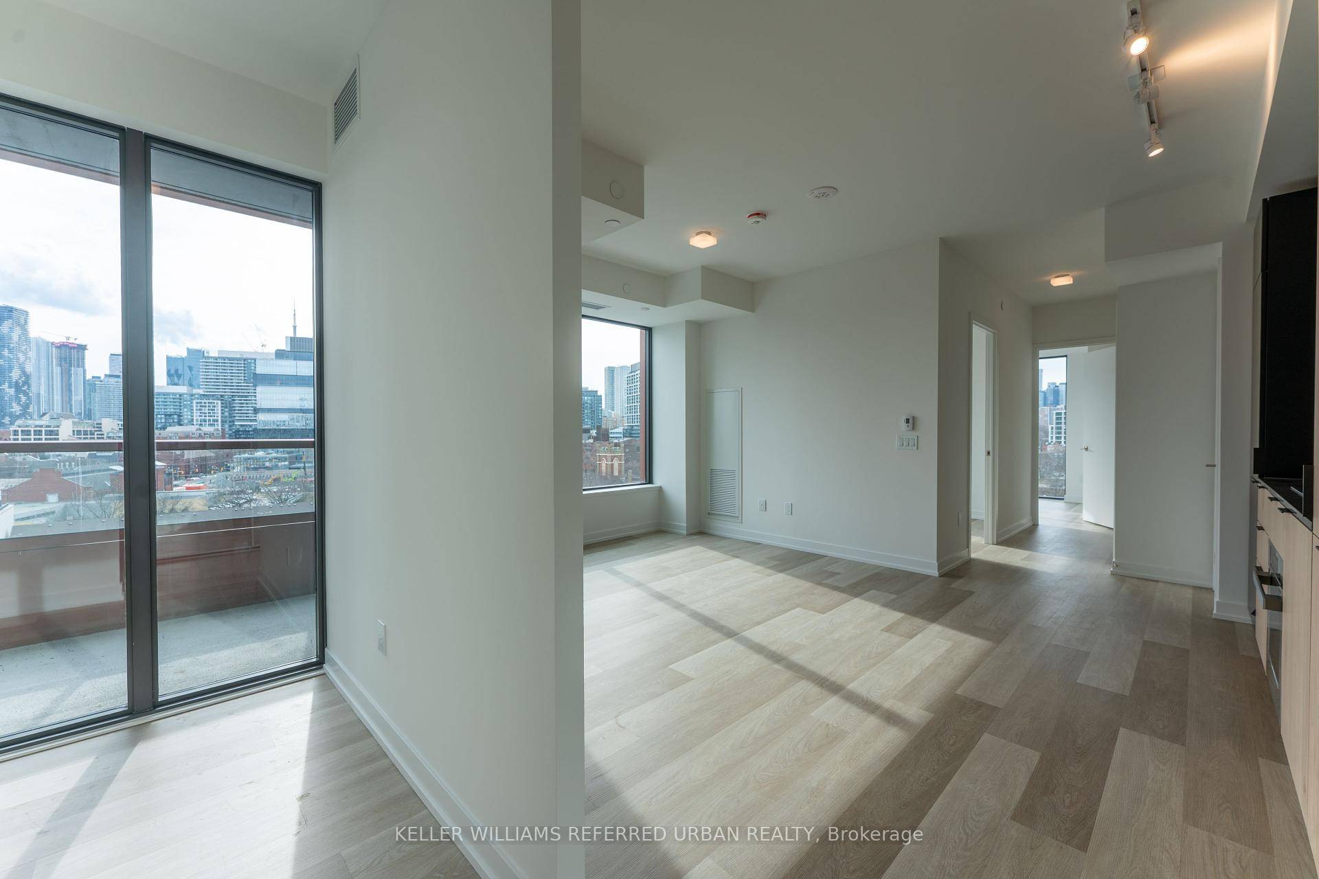Spacious 2 bedroom den, 2 bathroom suite at 28 Eastern Ave 822.