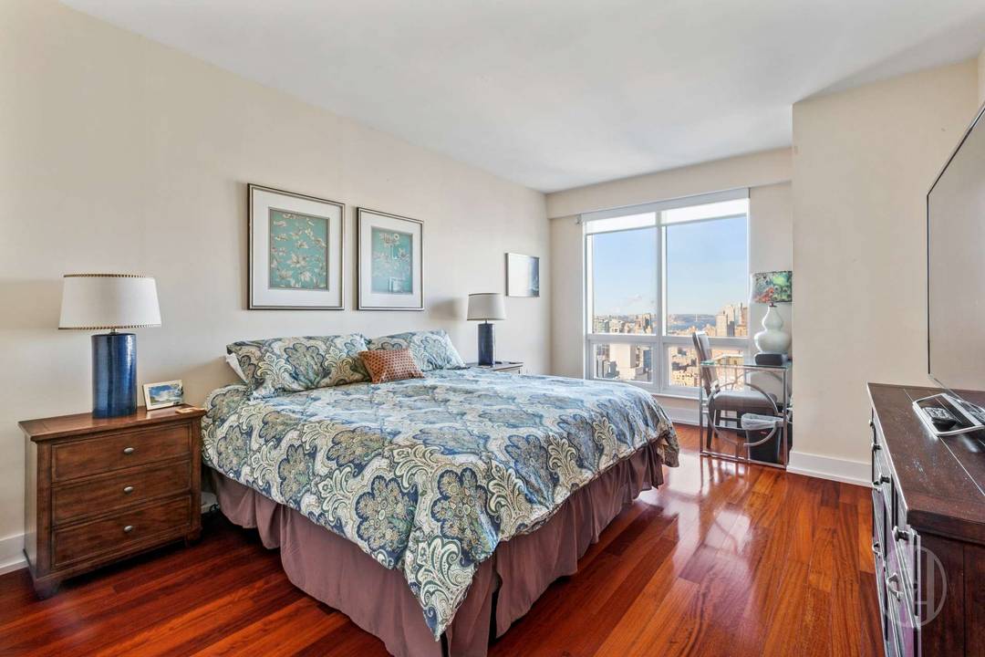 Views from the Top ! Stunning split two bedroom, two bath residence at The Orion on West 42nd Street.