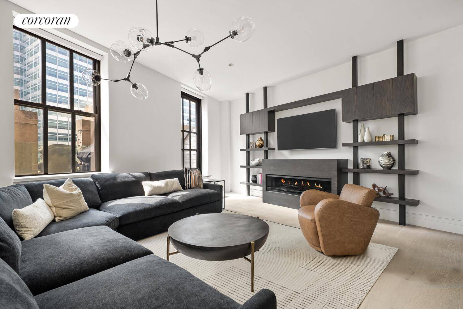 Introducing Residence 16A at One Hundred Barclay a stunning, newly renovated 4 bedroom, 4.