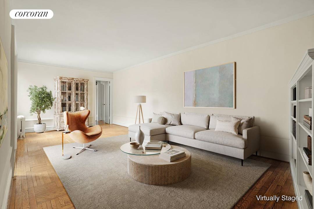 Elegantly proportioned 2 Bedroom home in the much sought after Co op of Hudson View Gardens.