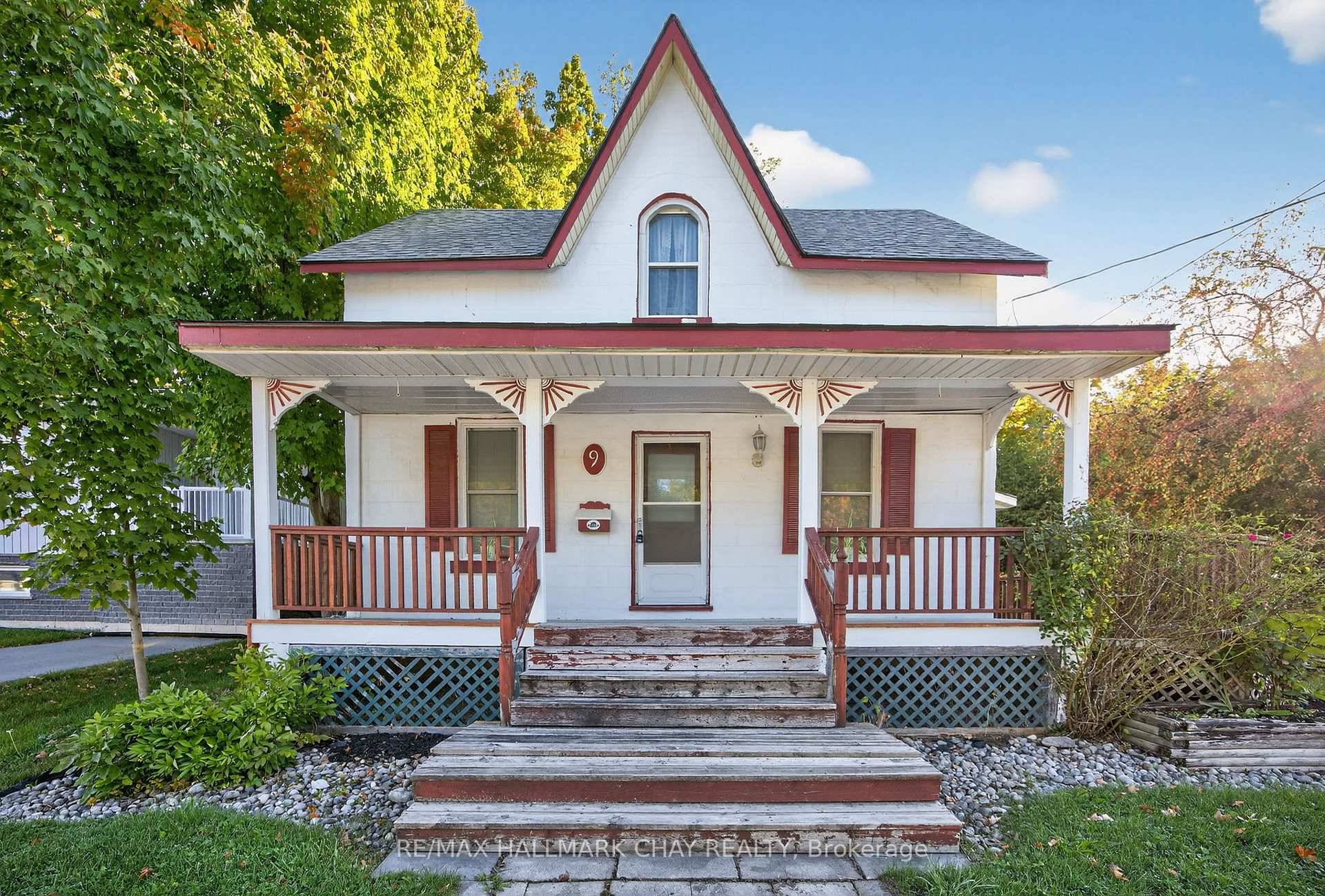 Welcome To 9 Maria Street, Elmvale A Charming Century Home Built In 1890, Offering A Unique Blend Of Historic Character amp ; Modern Functionality.