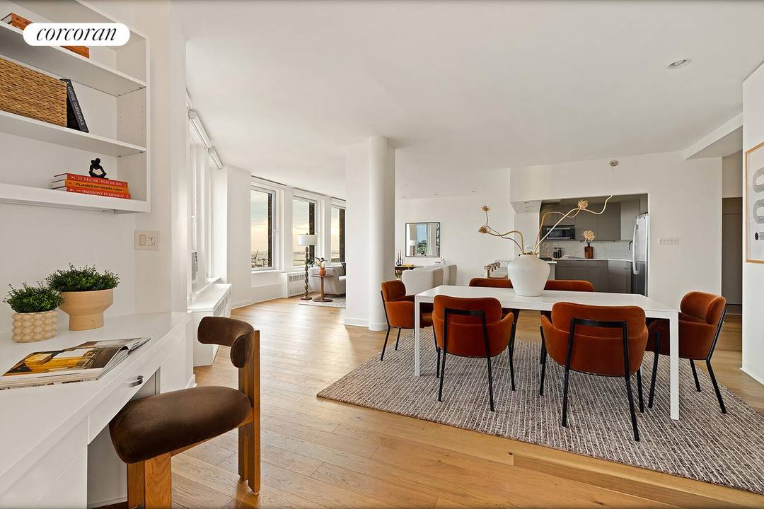 Rising above Brooklyn Heights, Apartment 19B at 75 Livingston Street offers a sundrenched, loftlike residence within one of the neighborhood s premier full service cooperative buildings.