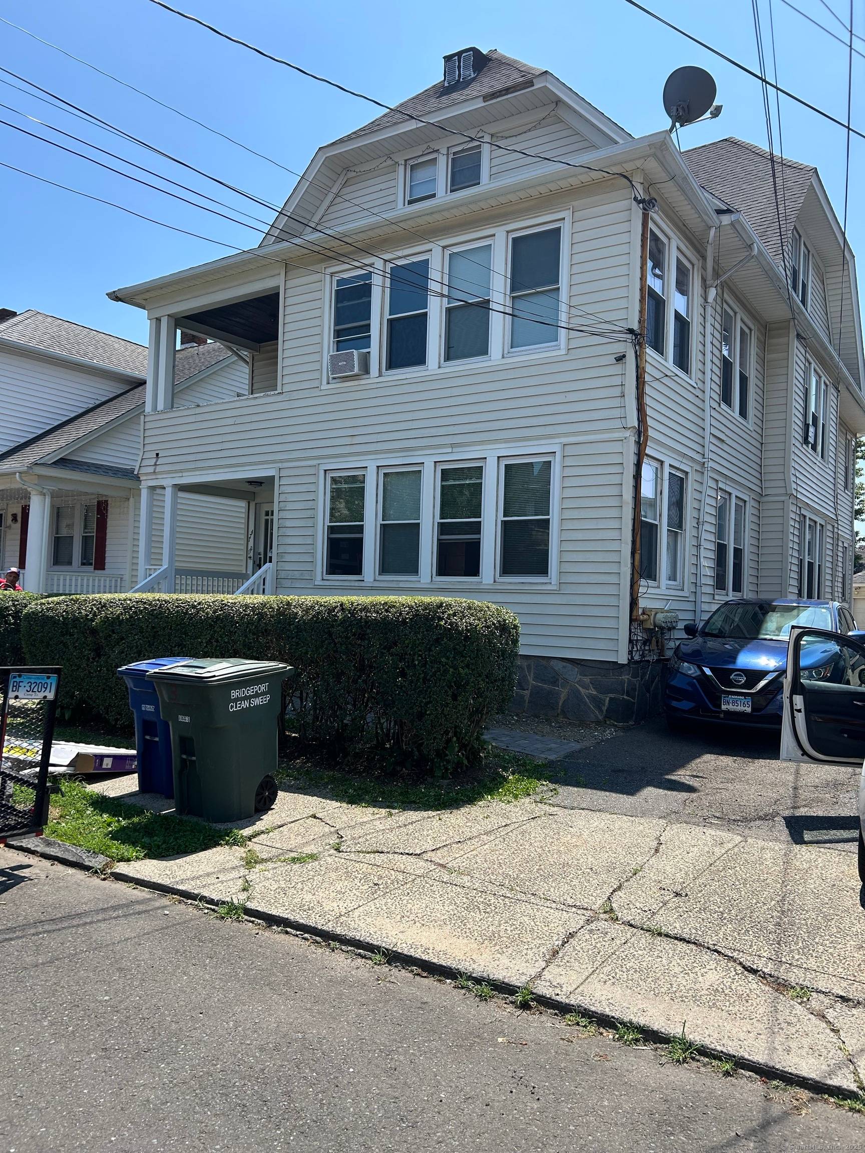 First time on market. Large three family in beautiful Beardsley Park area.