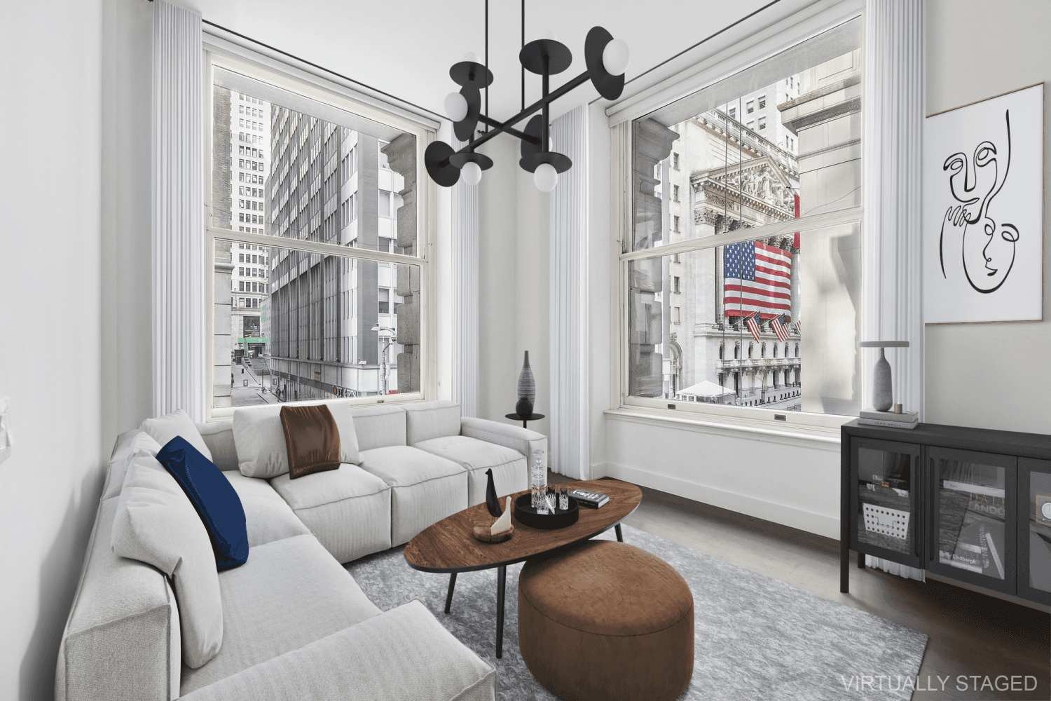 Luxurious Two Bedroom Two Bath Condo Experience urban elegance at The Broad Exchange Building.