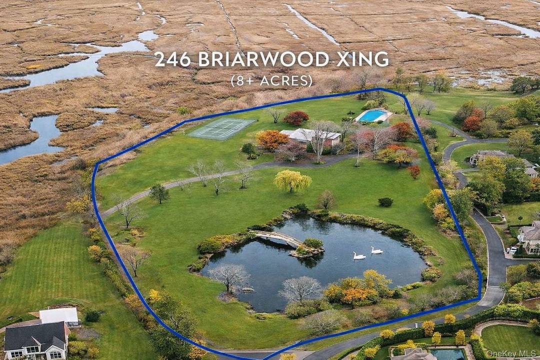 An opportunity of a lifetime to build the resort style house of your dreams on one of the largest properties in Back Lawrence.