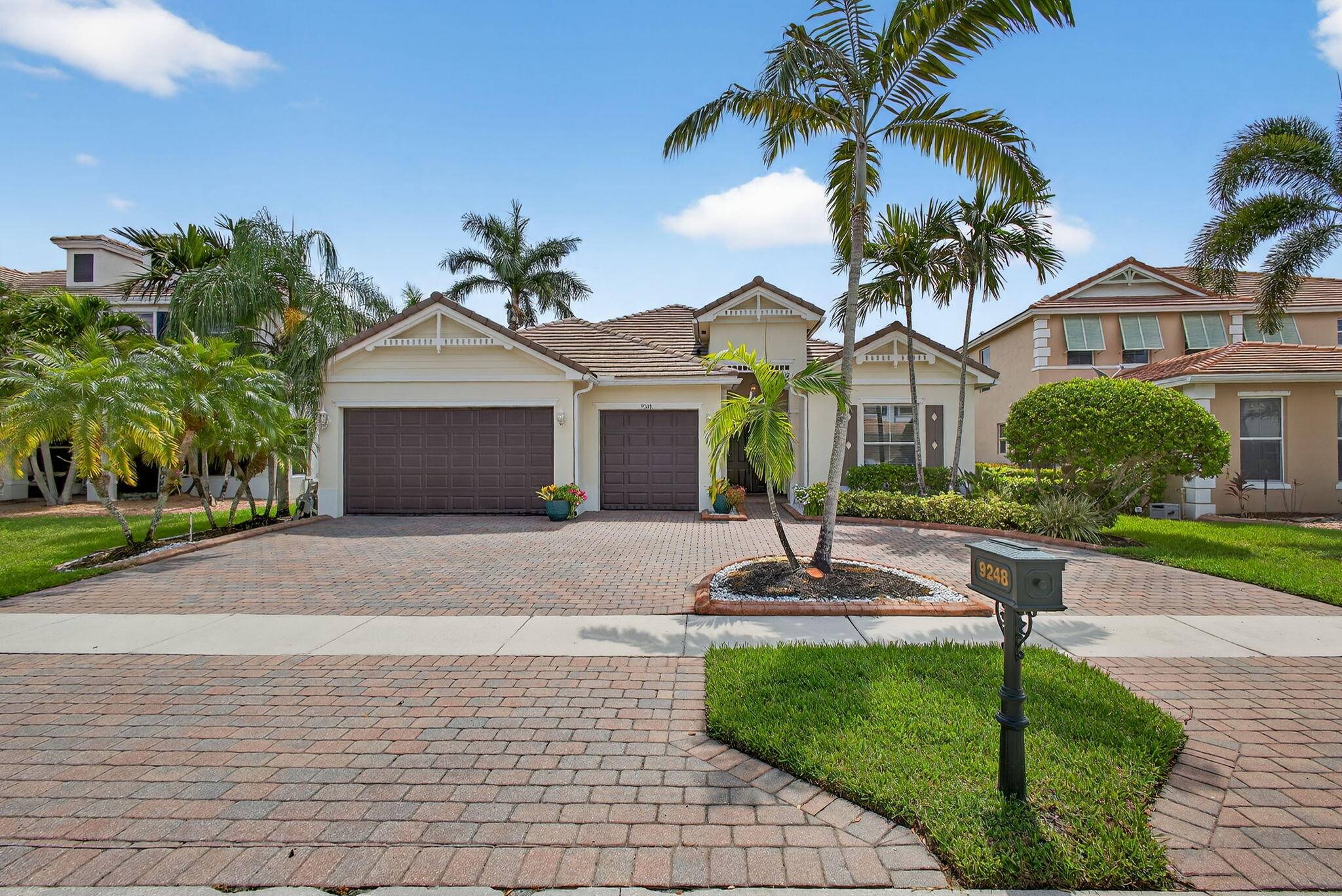 Welcome to this impeccably maintained 5 bedroom, 3 bathroom, 3 car garage estate, ideally situated on a private cul de sac in the exclusive Bay Tree enclave of Palm Beach ...